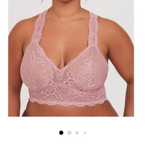 NWT mauve pink racerback bralette